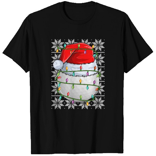 Golf Christmas Lights T Shirts