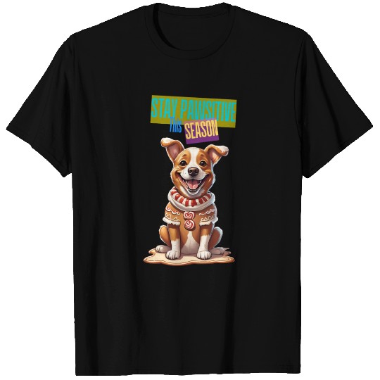 Gingerbread Pup Cheer T Shirts
