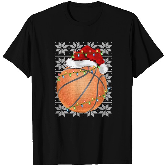 Basketball Santa T Shirts