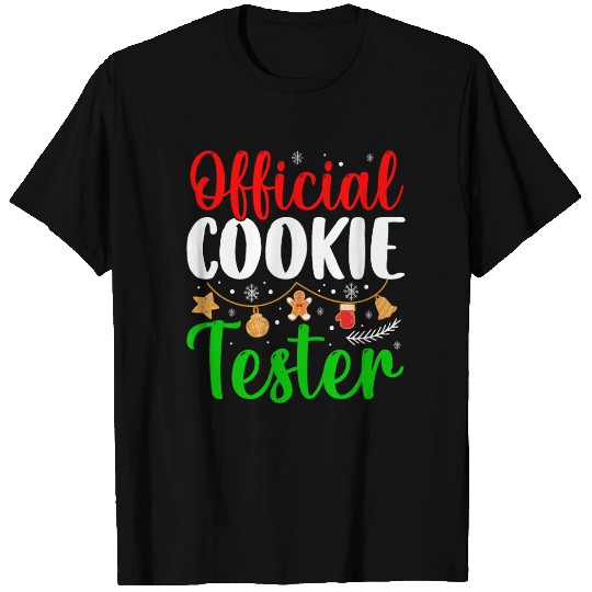 Official Cookie Tester Sweets Christmas T Shirts