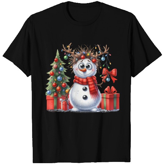 Christmas Merry Christmas For Gift Snowman T Shirts