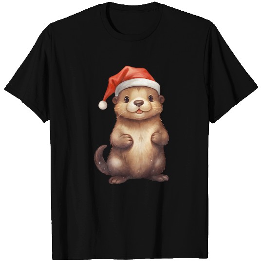 Christmas Merry Christmas For Gift Christmas Otter T Shirts