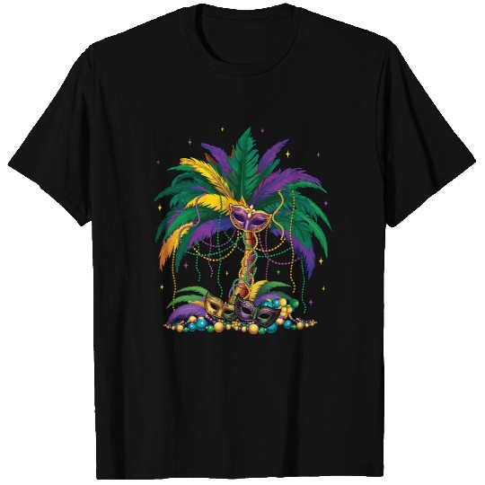 Jester Mask Carnival Mardi Gras T Shirts
