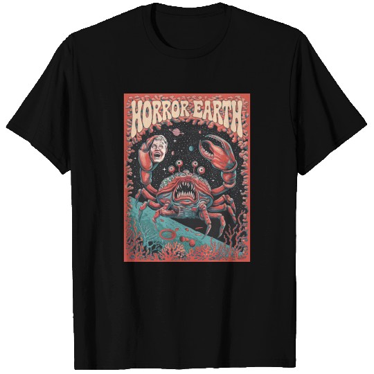 Space Monster Attack T Shirts