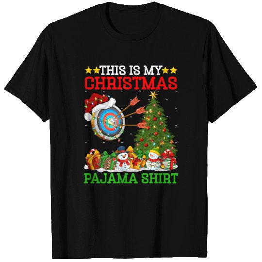 Archery Christmas Tree Lights T Shirts