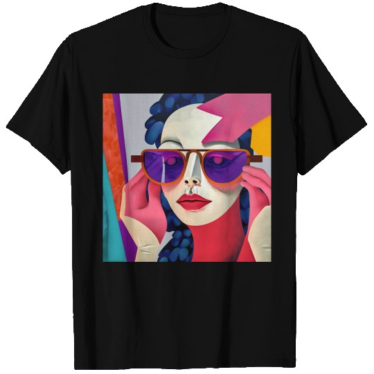 Purple glasses T Shirts