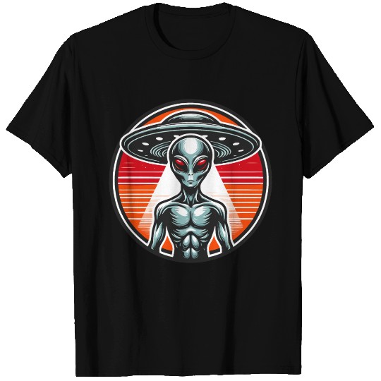 Grey Alien on Mars T Shirts