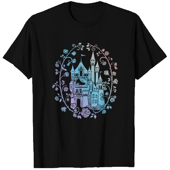 Sleeping beauty roses Castle T Shirts