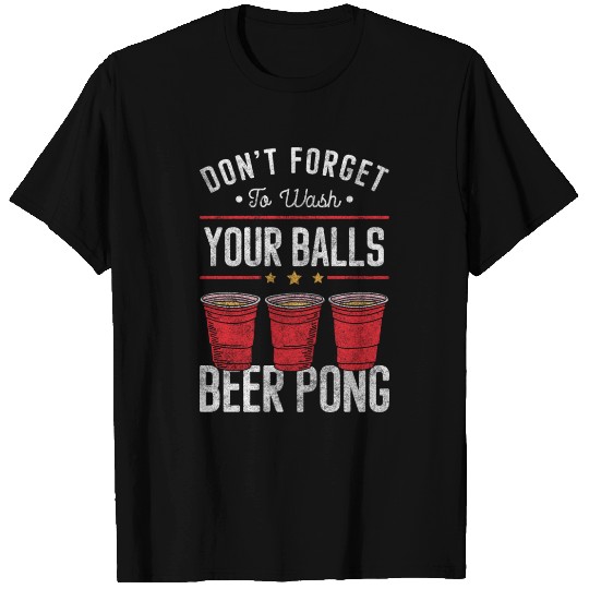 Beer Pong Shooting Drinking Fun T Shirts