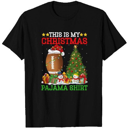 Rugby Christmas Tree Lights T Shirts