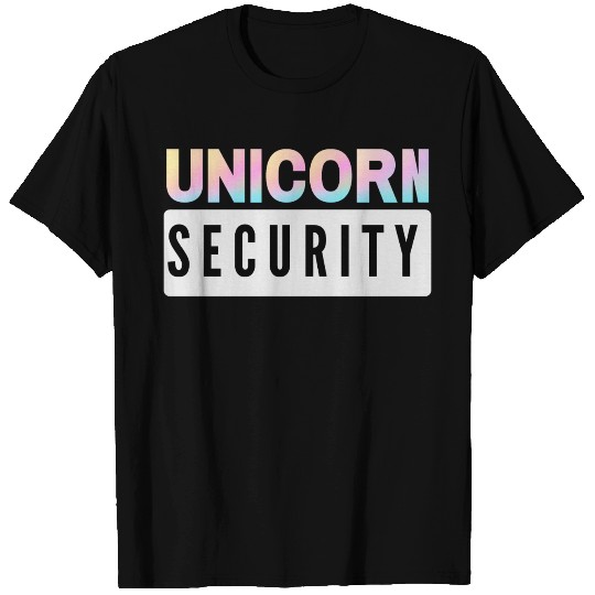 Unicorn Security - Mom Dad Daughter Adult Kids T Shirts