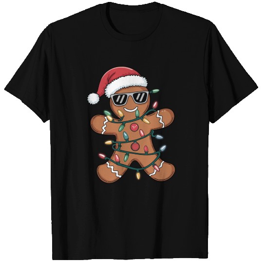Can't Catch Me, Retro Christmas, Gingerbread Funny T Shirts