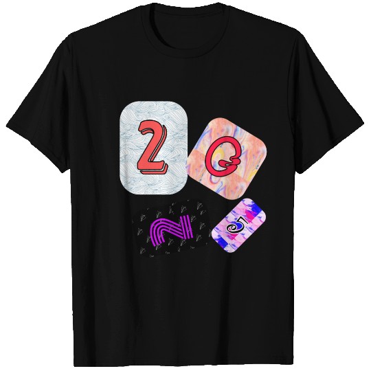 Creative Typography Art with Abstract Backgrounds T Shirts