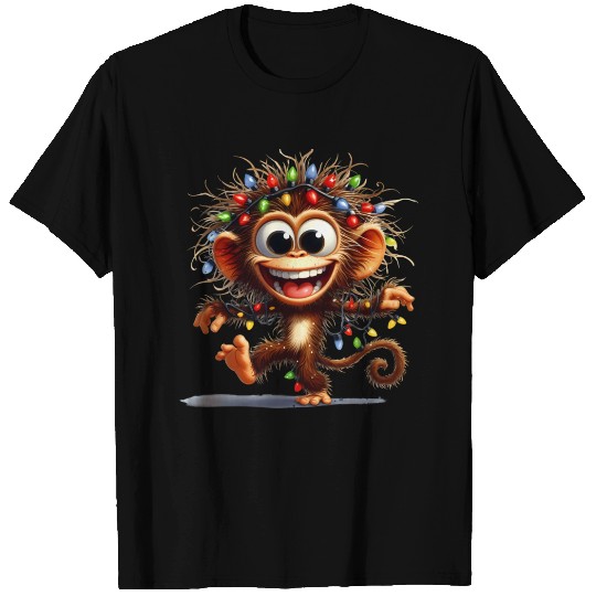 Christmas Merry Christmas For Gift Monkey T Shirts