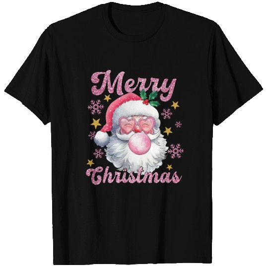 Merry Christmas, Christmas Vingtage, Preppy Santa T Shirts