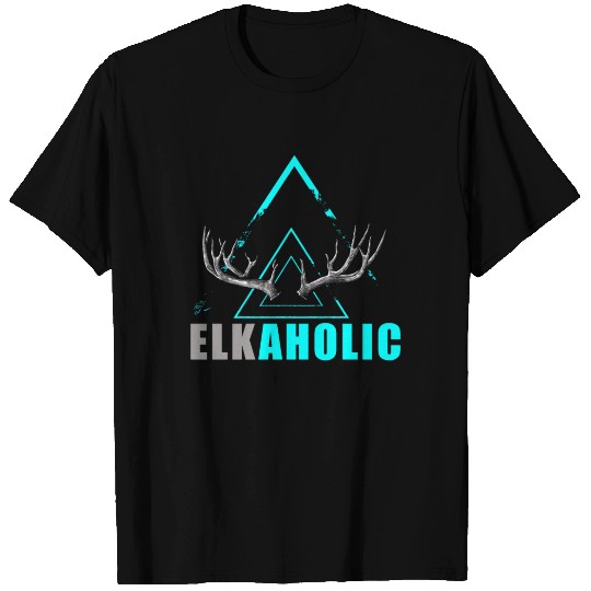 Elk Hunting Elkaholic Hunters T Shirts