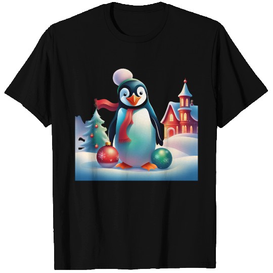 Christmas Merry Christmas For Gift Penguin Snowman T Shirts