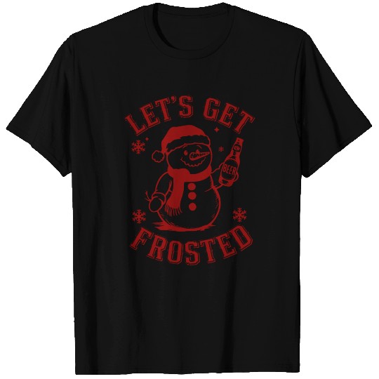 Lets Get Frosted, Merry Christmas T Shirts