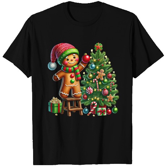 Gingerbread Christmas, Merry Christmas T Shirts