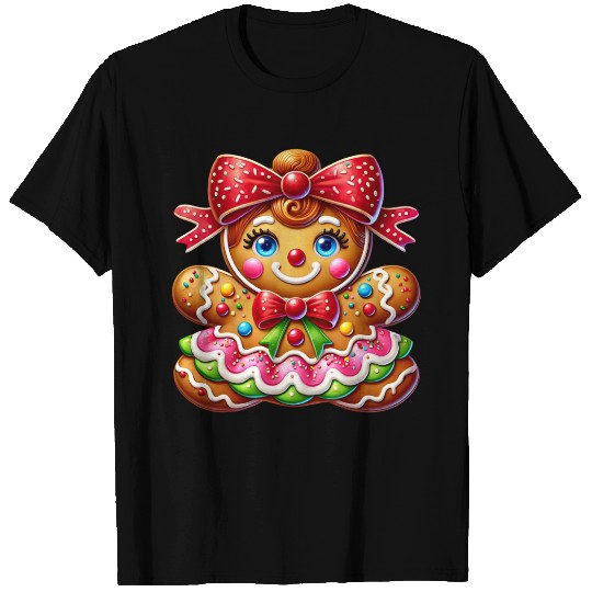 Gingerbread Christmas, Merry Christmas, Candy T Shirts