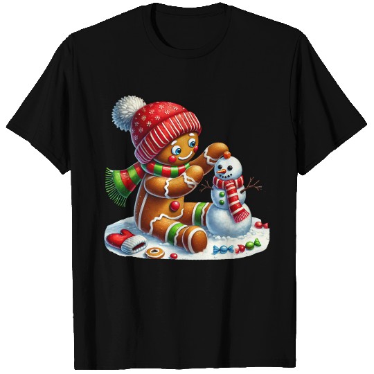 Gingerbread Christmas, Merry Christmas T Shirts
