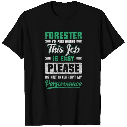 Forest Worker Forestry Protection Chainsaw T Shirts