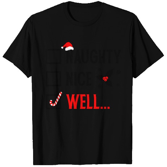 Naughty or Nice Funny Christmas T Shirts