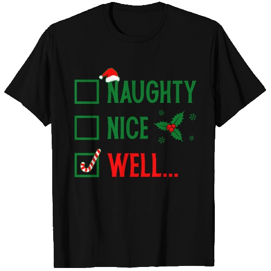 Naughty or Nice Funny Christmas T Shirts