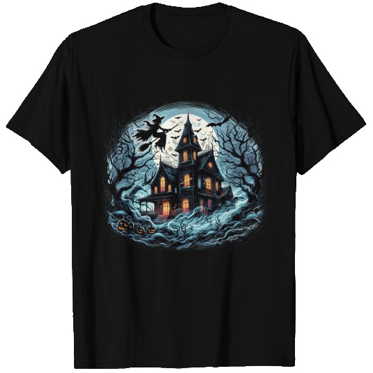 Haunted House at Midnight T Shirts