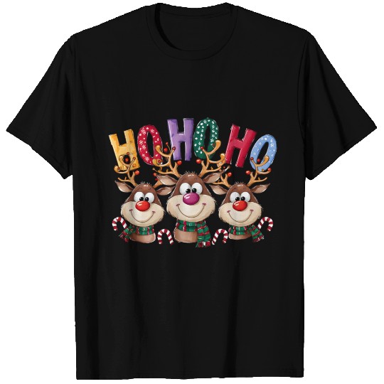 Ho Ho Ho Deer, Merry Christmas T Shirts