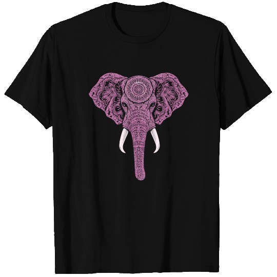 Mandala Elephant Elephant Spiritual Mandala T Shirts