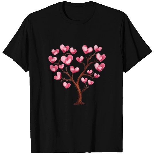 Heart Tree, Valentines Day T Shirts