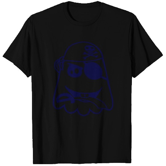Funny Pirate Ghost Evil Cool Halloween Eye Patch T Shirts