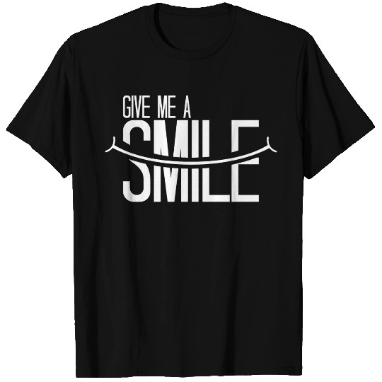 Smile white T Shirts