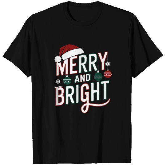 Bright and Merry Holiday Cheer T Shirts