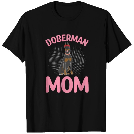 Doberman Mom Dober Mom Bandana T Shirts