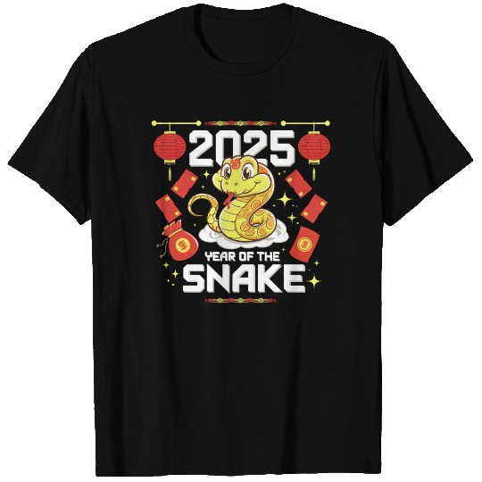 Chinese New Year Snake the Year of the Snake 2025 T Shirts