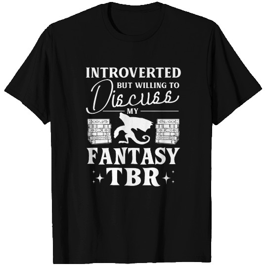 Bookworm Dragon Fantasy Book Lover T Shirts
