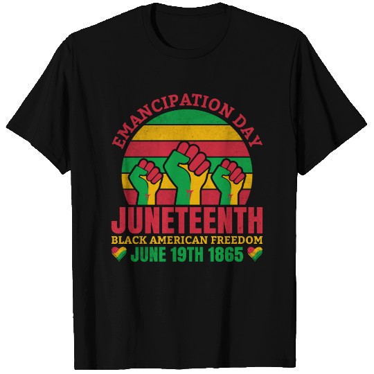 Emancipation Day Juneteenth Black American Freedom T Shirts