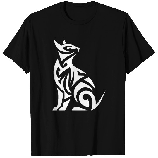 T Tattoo Cats With Powerful Patterns T Shirts