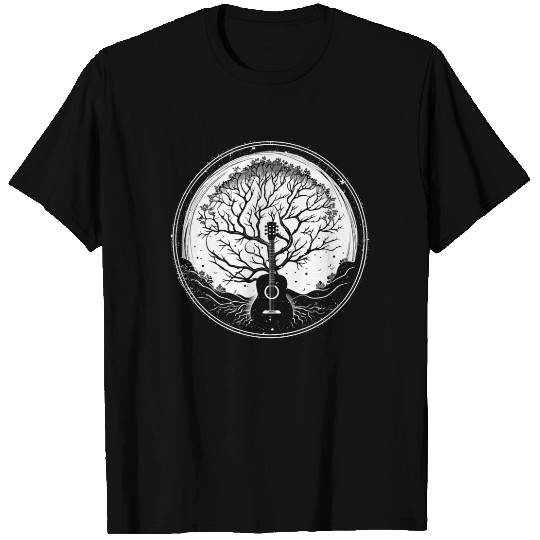 Yggdrasil Nature Musician Tree Of Life T Shirts