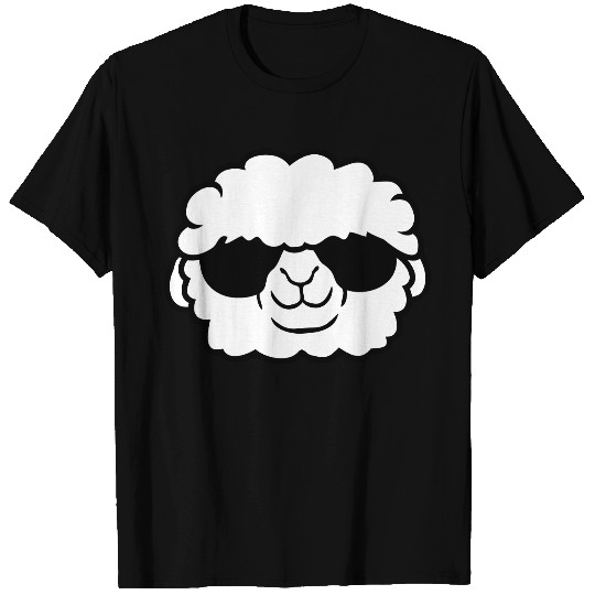 Sheep Sunglasses Cool Party Lamb Cute Head Face T Shirts