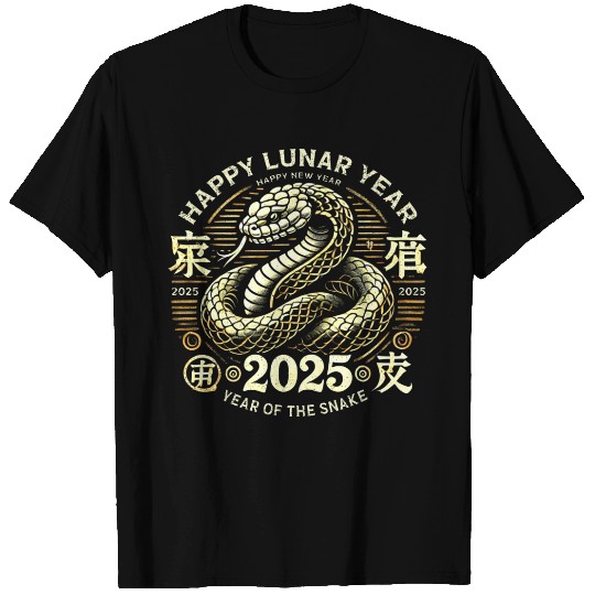 Happy Lunar New Year 2025 Year of The Snake T Shirts