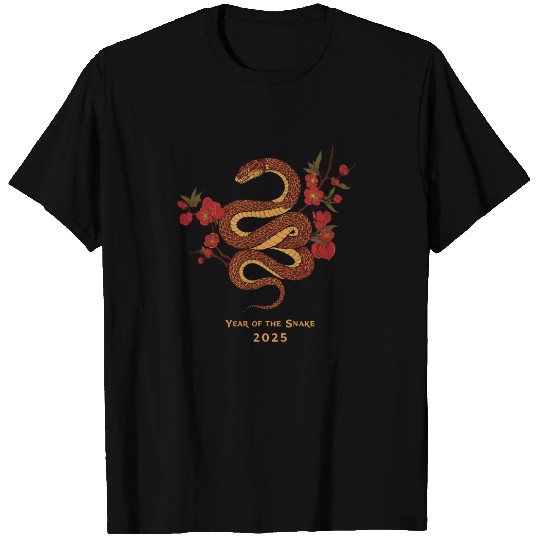 Year Of The Snake 2025 Chinese Lunar New Year T Shirts