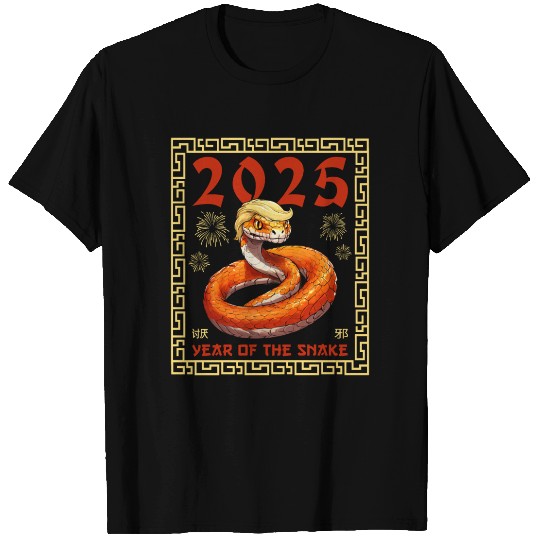 2025 Year Of The Snake Donald Trump T Shirts