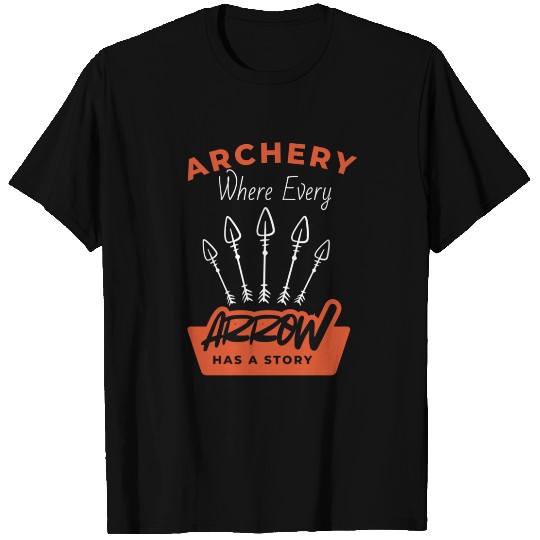 Orange Black Typography Archer Archery Dad Coach T Shirts