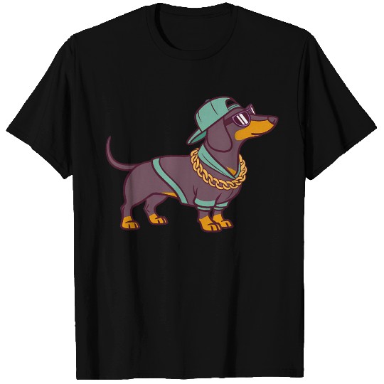Hip Hop Dachshund Music Singing Dachshund Song T Shirts