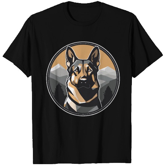 German Shepherd in Nature T Shirts