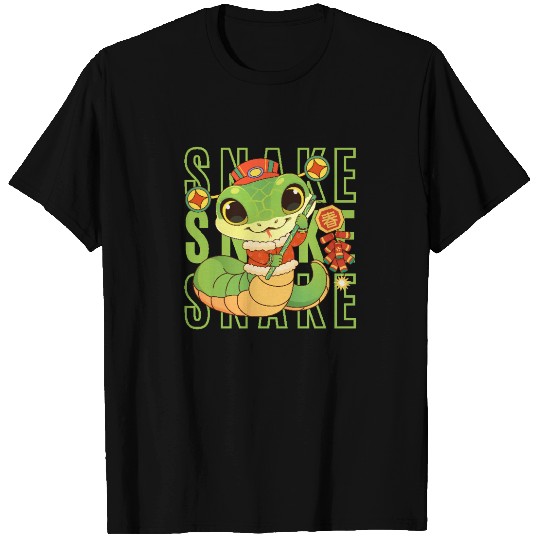 Year Of The Snake Chinese New Year Green Snake T Shirts