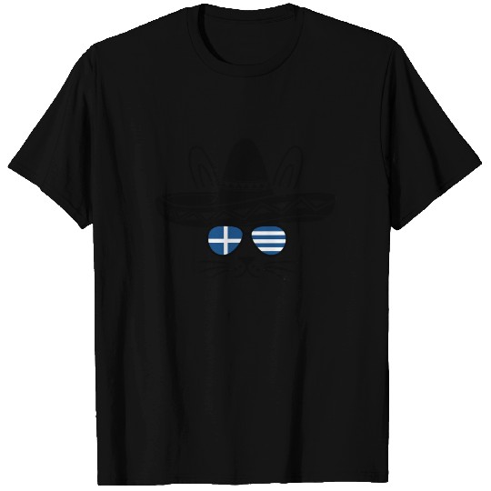 Rabbit Bunny Easter Greece Flag Funny Easter T Shirts